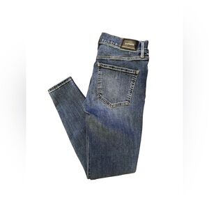 Express Women's Skinny Mid Rise Blue Denim Jeans Size 4